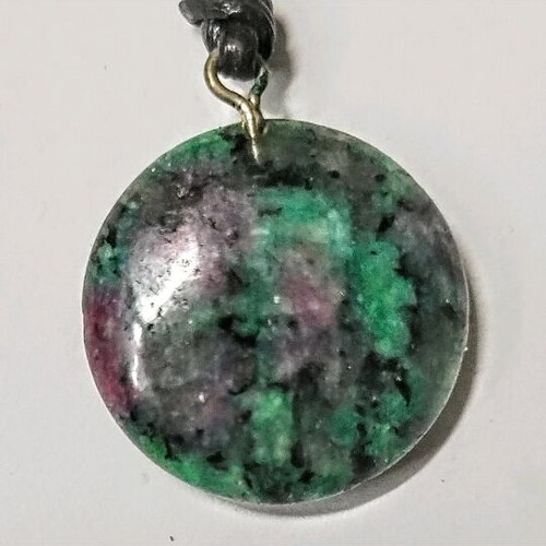Zoisite pendant new, size 2 centimeters