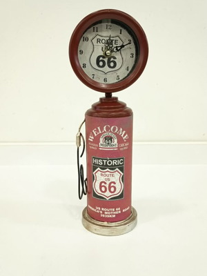 Table clock gas pump like new, antique 35cm