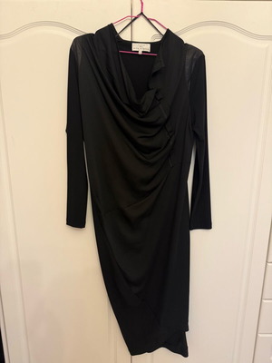 Midi black dress Teem by Rita Attala like new, size S