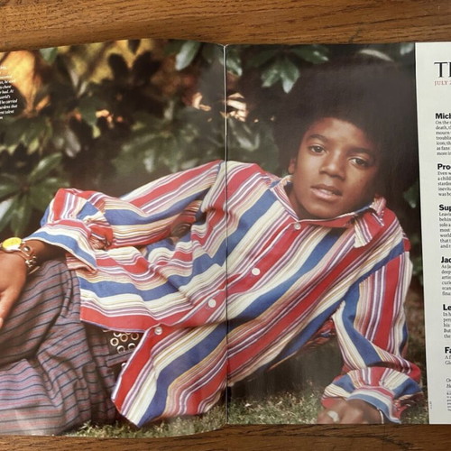 Michael Jackson The Man in the Mirror Book and Time Magazine used