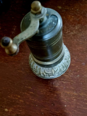 Brass spice mill used