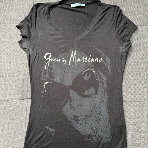Guess by Marciano women's t-shirt used, size S, black
