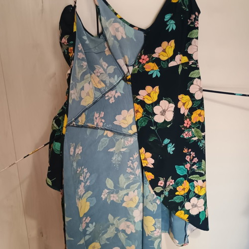Bershka airy summer dress like new, colorful, size S