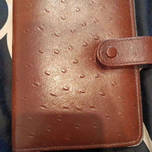 Agenda in brown color like new