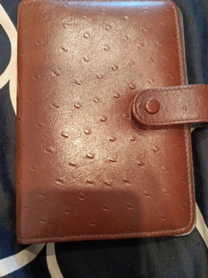 Agenda in brown color like new