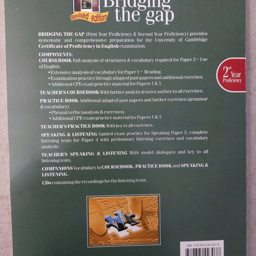 Bringing the gap CPE 2nd Year Proficiency books new, set of 3