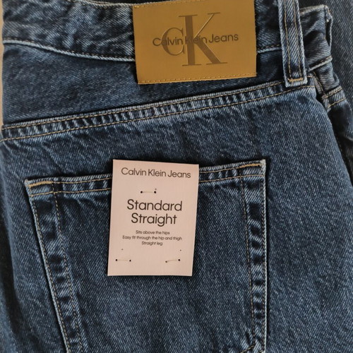 Calvin Klein Jeans Standard Straight new, blue, size L