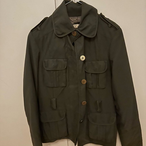 Zara khaki jacket with belt like new