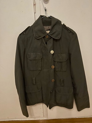 Zara khaki jacket with belt like new
