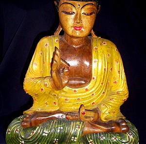 ΞΥΛΙΝΟΣ ΣΚΑΛΙΣΤΟΣ ΒΟΥΔΑΣ (Σιντάρτα Γκαουτάμα, ο Ιδρυτής του Βουδισμού) 3,5Kg (40x30x16)