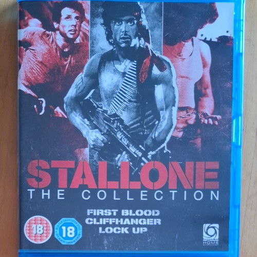 Stallone The Collection Blu-ray set like new, 3 action movies