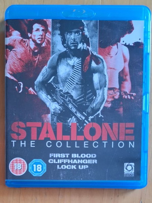 Stallone The Collection Blu-ray set like new, 3 action movies