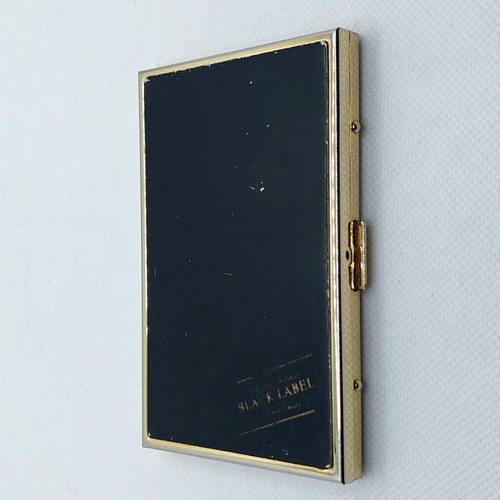 Johnnie Walker BLACK LABEL vintage cigarette case like new