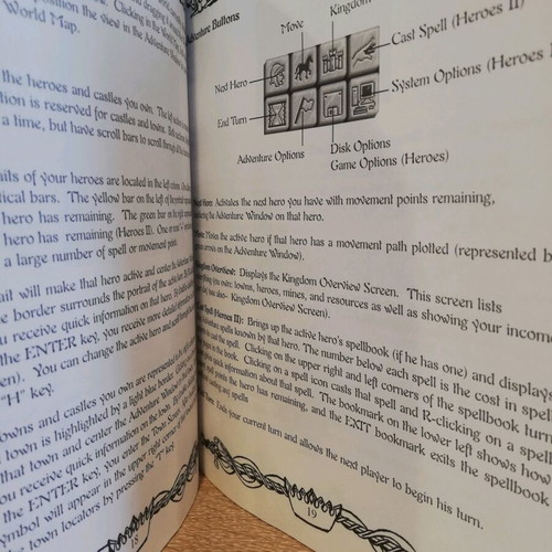 Heroes of Might and Magic manual μεταχειρισμένο, πρώτη έκδοση 1997