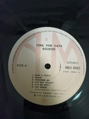Squeeze Cool for Cats LP used