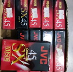 JVC SX-45 VHS cassettes new, sealed