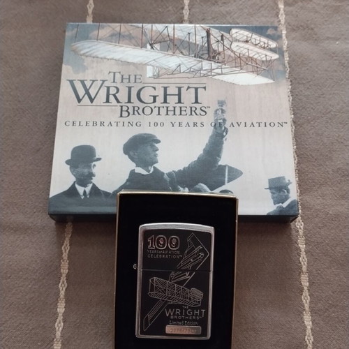 Zippo The Wright Brothers 100 Years of Aviation Limited Edition like new