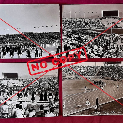 Karaiskaki Stadium 23 vintage photos Olympic Games 1971 like new