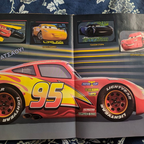 Panini Disney Cars 2017 sticker album new complete