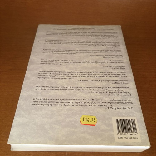Emotional Intelligence book by Daniel Goleman
