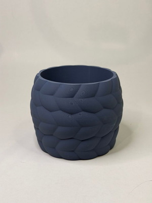 Aura Large 3D Printed Planter with Organic Design new