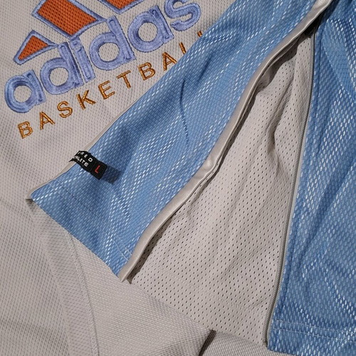 Vintage Adidas Basketball shirt used with side zippers