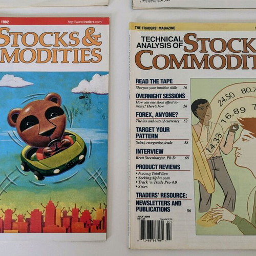 The Traders Magazine used, 13 issues 2005-2006, technical analysis