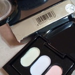 Blush and eyeshadows new, one with packaging