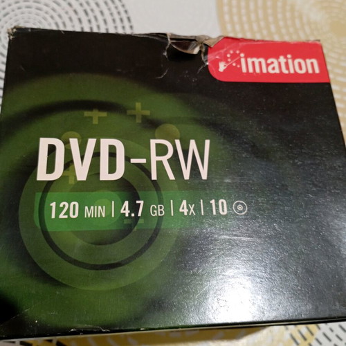 Imation DVD-RW new, rewritable pack of 10
