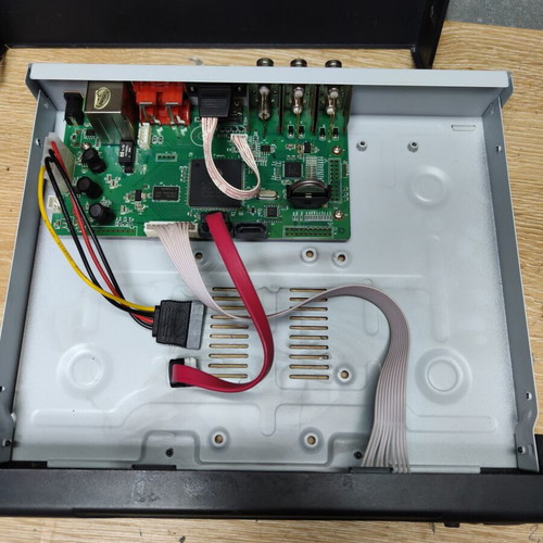 Camera recorder for 4 cameras used, supports hard disk