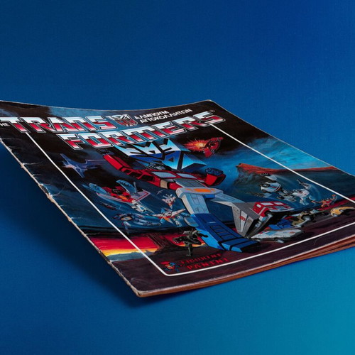 Transformers Panini sticker album 1986, complete