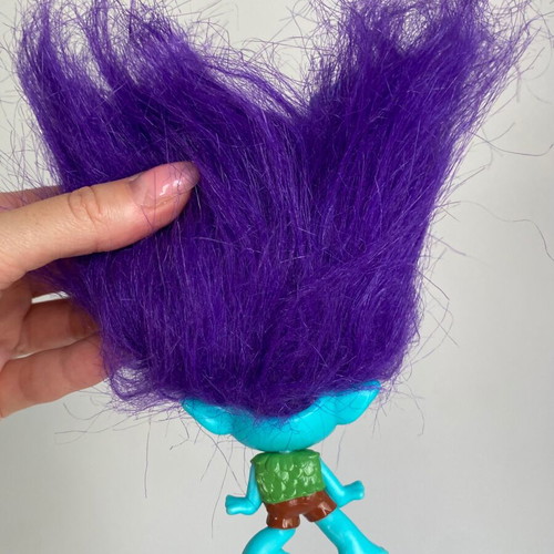 DreamWorks Trolls Band Together Rainbow Pom Poms Keychain used