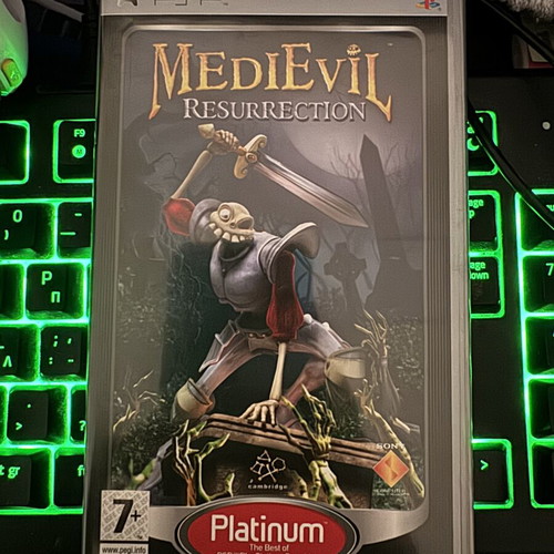 Medievil Resurrection PSP game Platinum edition