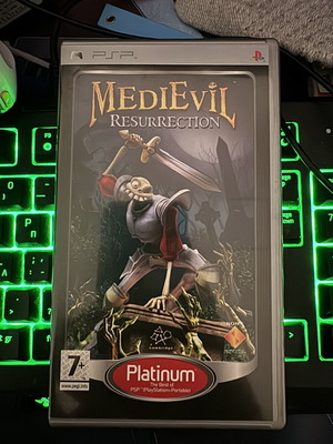 Medievil Resurrection PSP game Platinum edition