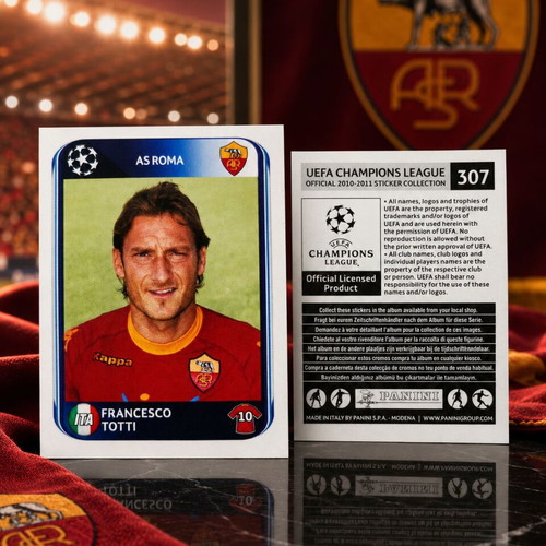 Francesco Totti Panini UEFA Champions League 2010-2011 Sticker