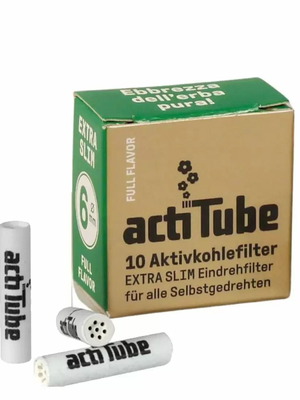 ActiTube 6mm activated carbon filters new, pack of 10