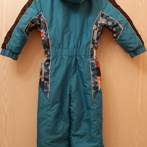 Orchestra children's waterproof jumpsuit with microfleece lining and detachable hood new