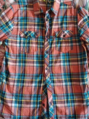 Children's colorful dress shirt like new, size 152 cm for 12 years old