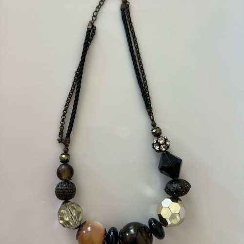 Necklace with various beads like new