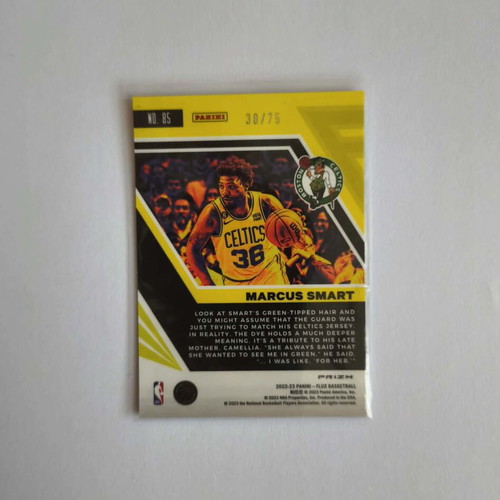 Marcus Smart Supernova Parallel numbered basketball card like new