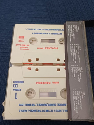 Mina Fantasia διπλή κασέτα σαν καινούργιο, ελληνική αποκλειστική κυκλοφορία, ποπ