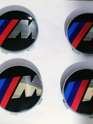 BMW M Clip-On Caps Set of 4 New for Wheel Center