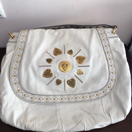 Gucci women's shoulder bag new, white, soft leather