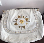Gucci women's shoulder bag new, white, soft leather