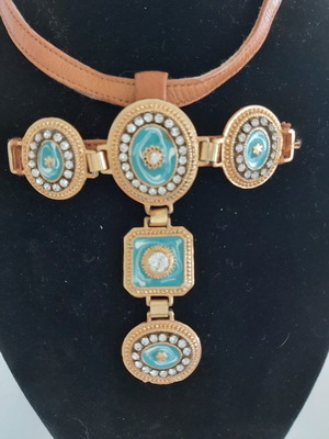 Necklace used, handmade, needs strap replacement