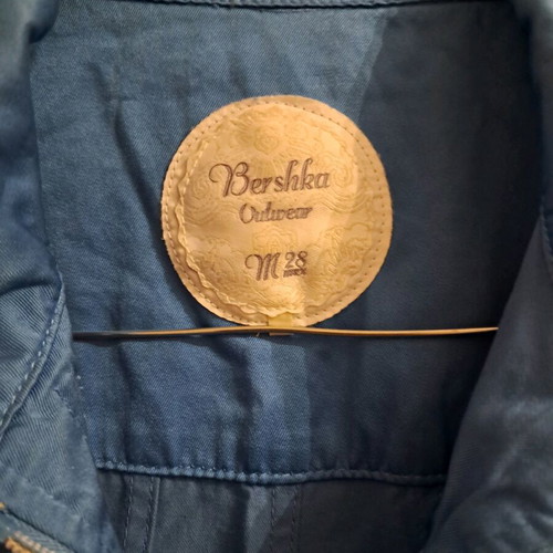 Bershka NoM jacket with 3/4 sleeve turquoise like new