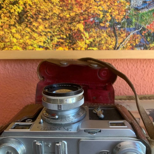 Kiev vintage camera used with leather case