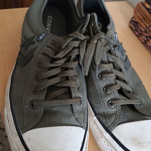 Converse All Star size 45 khaki shoes used