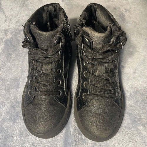 Children's leather boots used size 26 black