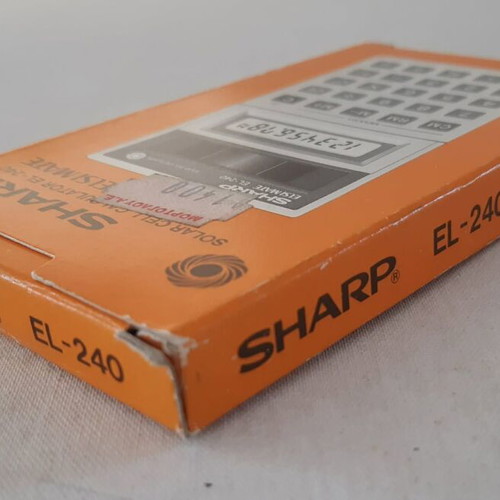 Vintage Sharp Elsi Mate EL-240 Solar calculator new
